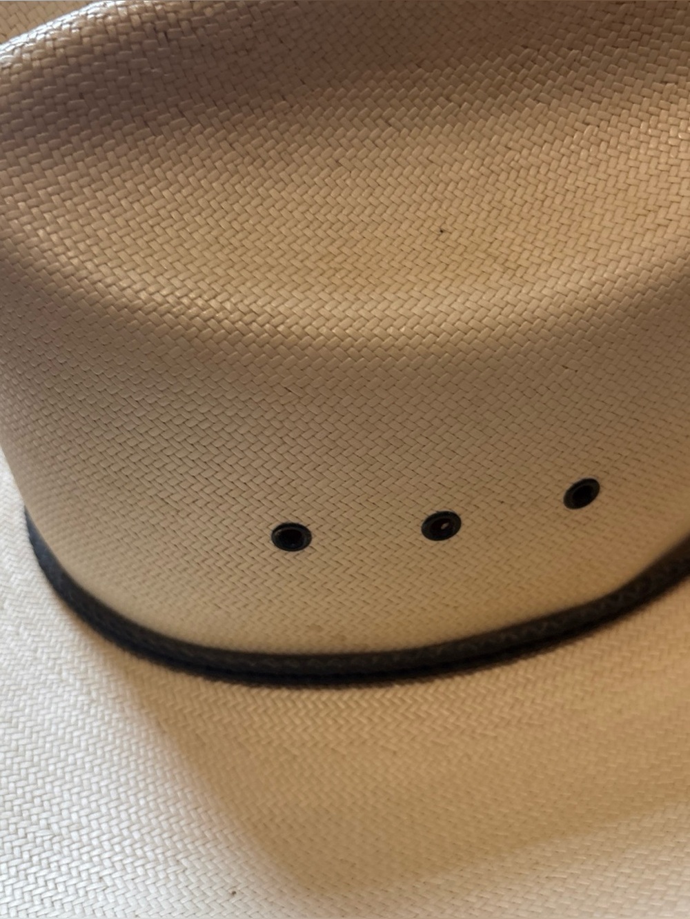Bailey U-Rollit Shantung Panama Cowboy Hat Size 7 1/8 Made in USA - Picture 7 of 15